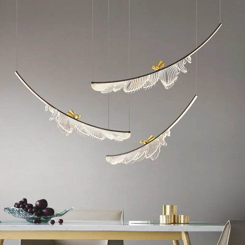 plafonnier led design moderne pour un intérieur élégant et décoratif - vue 4 sur 9