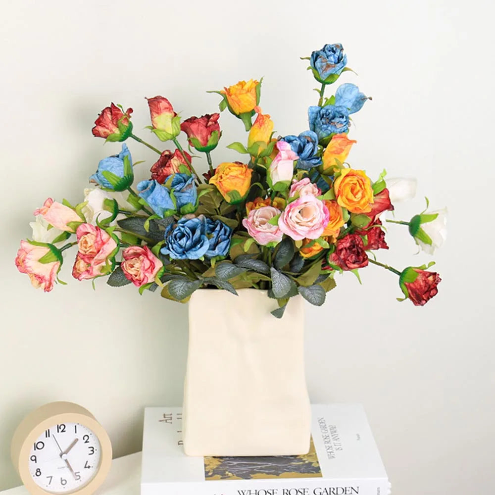 fleurs de rose artificielles pour mariage anniversaire et décoration festive - vue 2 sur 13
