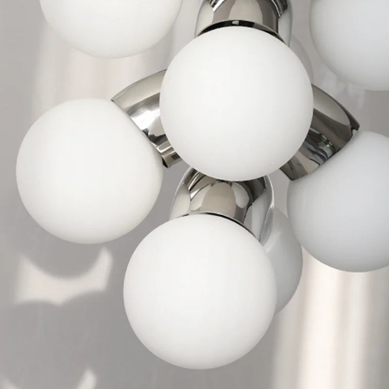 lustre moderne et créatif en forme de raisin style nordique vintage - vue 6 sur 12
