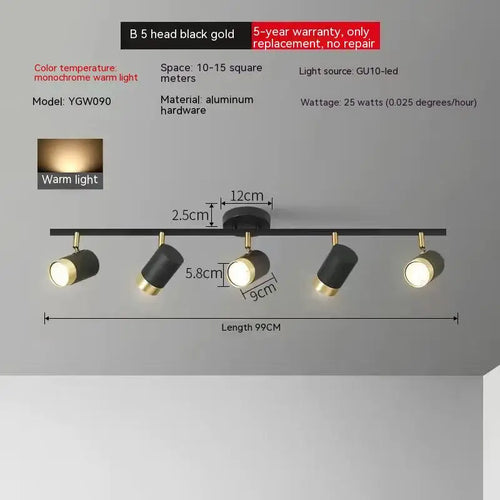 plafonnier à spots Led - vue 22 sur 23