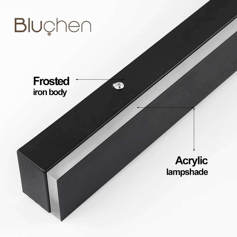 applique murale extérieure moderne à led étanche pour jardin et balcon - vue 5 sur 7