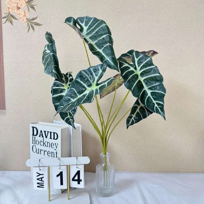 plante artificielle à 9 têtes pour décoration intérieure et extérieure - vue 5 sur 11