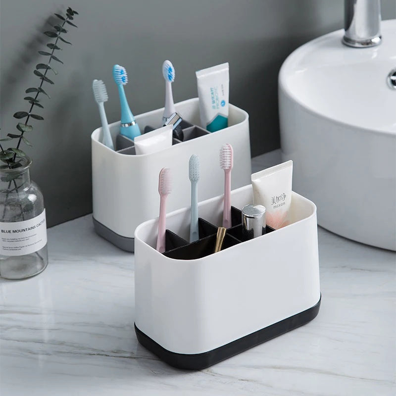 organisateur multifonction pour brosse à dents et accessoires de bain