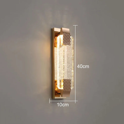 applique luxe moderne or noir 110-220v décoration éclairage intérieur