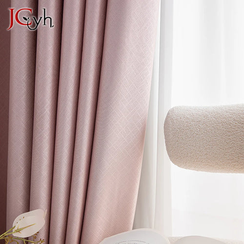 Rideau occultant chambre enfant style moderne tissu uni