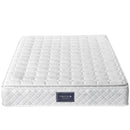 VSOGA Spring Core Mattress, 7-zone Cold Foam Mattress, Pocket Springs, Quilted Microfiber Cover, Firmness Level H3, Height 25 Cm