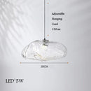lustre en verre design nuage pour intérieur décoratif lumineux
