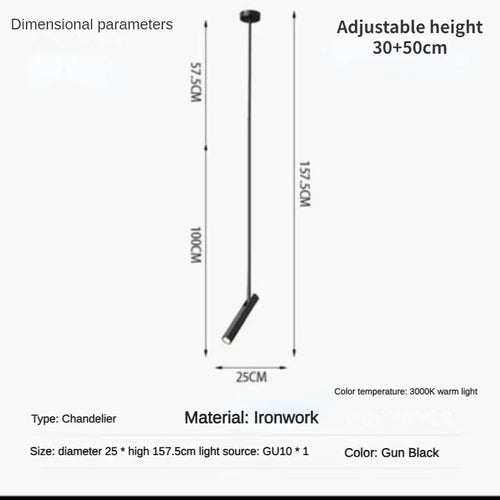 Modern nordic LED floor lamp with minimalist creative design - vue 10 sur 10