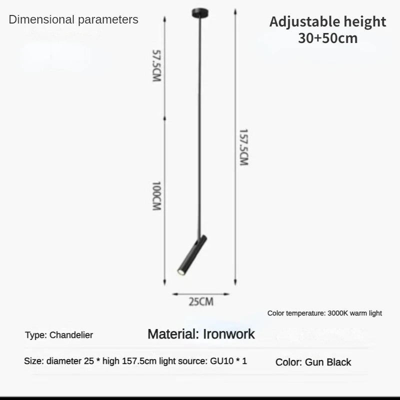 Modern nordic LED floor lamp with minimalist creative design - vue 10 sur 10