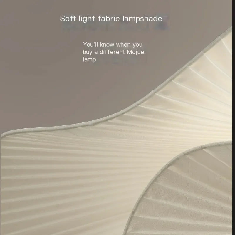 lustre moderne en tissu plissé pour décoration intérieure élégante - vue 7 sur 7