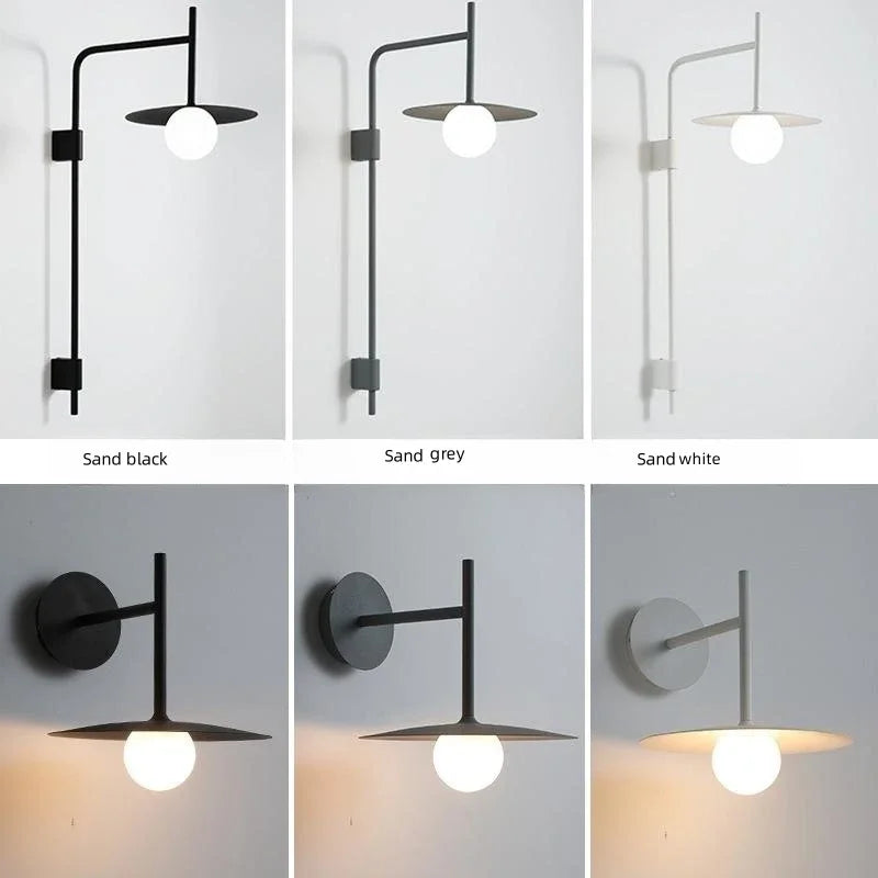 applique murale Nordique créatif bras mobile verre G9 ampoule salon chambre hôtel étude tête de lit éclairage LED lumière décorative - vue 6 sur 12