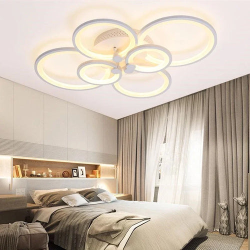 plafonnier led moderne à intensité variable pour intérieur