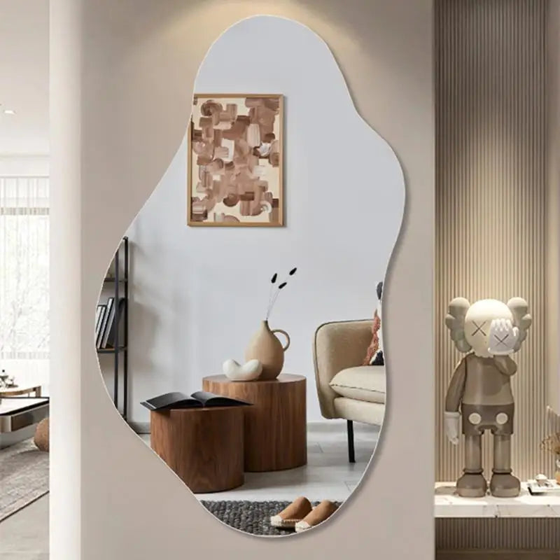 miroir mural à éclairage led intelligent style luxueux - vue 4 sur 8