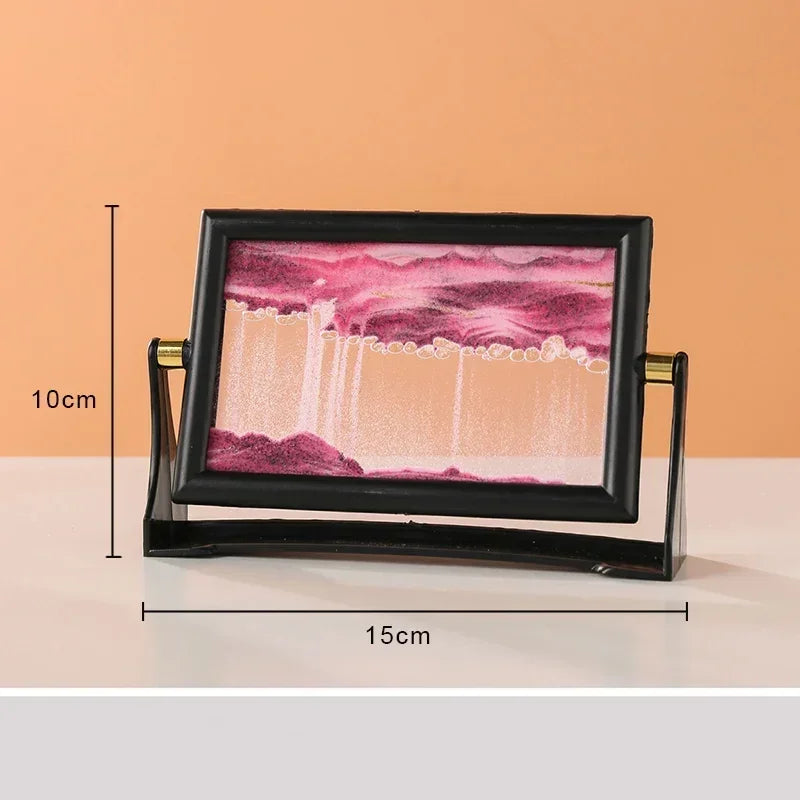 peinture artistique en mouvement sur sable créatif décoratif