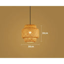 Chinese Style Bamboo Pendant Light, 30cm, D'Nik Decorative Lighting, Ideal for Restaurant