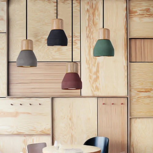 Modern colourful pendant light for bedroom, hallway, bar or hotel