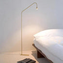 Minimalist gold wall light for reading and decoration