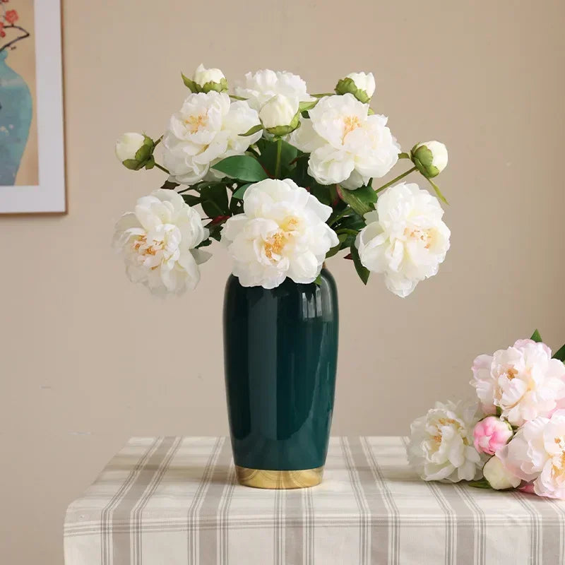 fleurs artificielles en soie pour décoration de café et restaurant - vue 5 sur 10