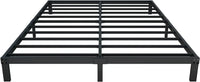 8 inch California King Size Bed Frame, No Spring, No Noise, Easy to Assemble, Black, Heavy Duty Metal Platform Bed Frame