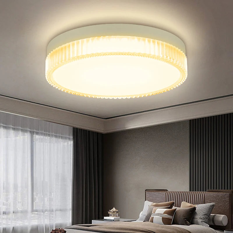 plafonnier moderne rond led pour éclairage maison salon cuisine