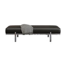 Stainless Steel Shoe Changing Bench, Long Stool, Italian Minimalist Leather, Bed-End Seat, Light, Luxury