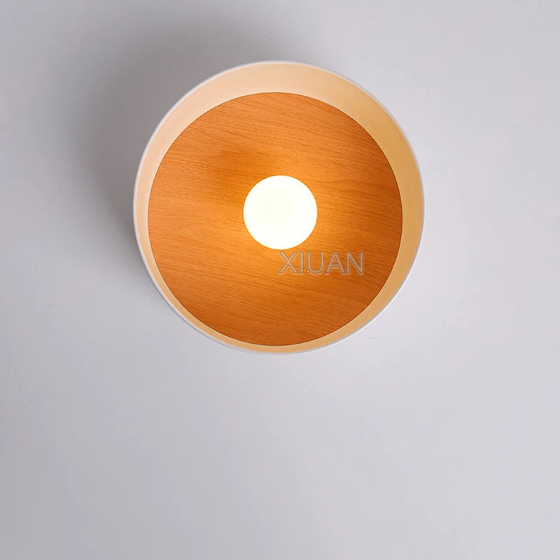 Lampes de plafond noires blanches modernes LED E27 plafonnier d'entrée pour balcon allée hôtel couloir éclairage lampes en fer en métal 220 V - vue 7 sur 8