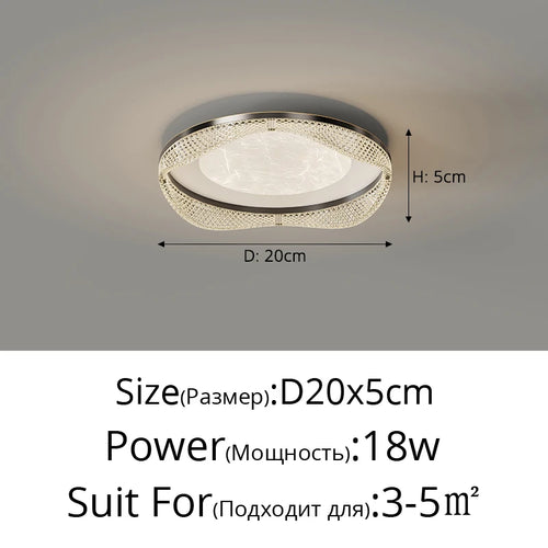 plafonnier moderne en laiton design créatif minimaliste pour intérieur
