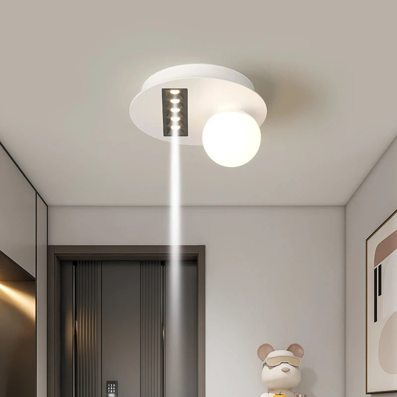 Plafonnier LED avec projecteurs - vue 4 sur 9