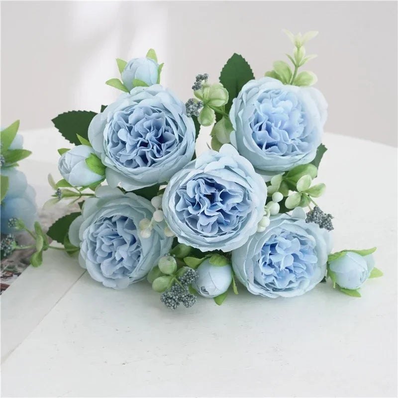 bouquet de pivoines artificielles pour décoration florale intérieure - vue 14 sur 17