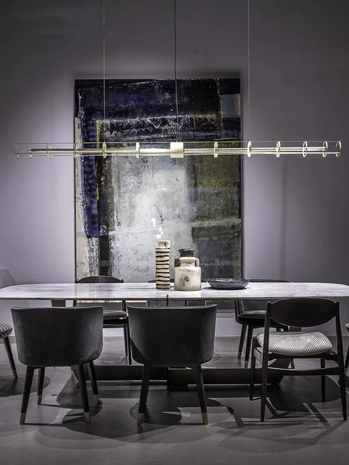 Modern PVC pendant light for elegant and minimalist interior décor - vue 4 sur 14