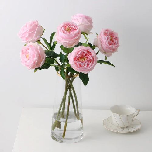 fleur de pivoine en latex pour décoration de mariage - vue 2 sur 12