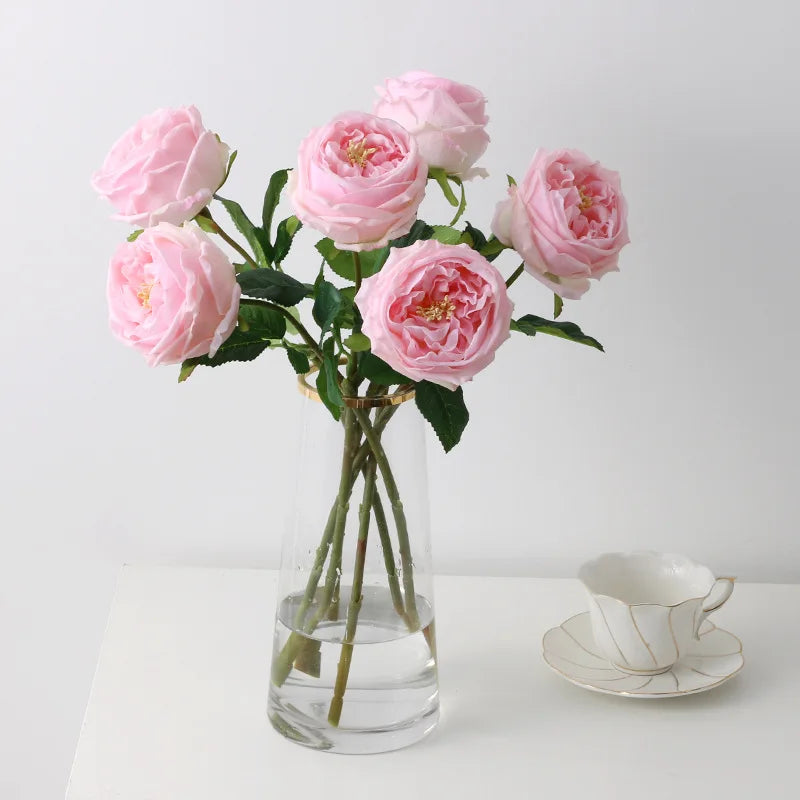fleur de pivoine en latex pour décoration de mariage