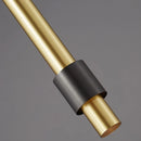 Minimalist luxury copper LED pendant light with adjustable brass cord
