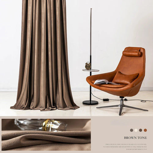 Rideau occultant style retro pour grandes fenetres salon - vue 16 sur 17