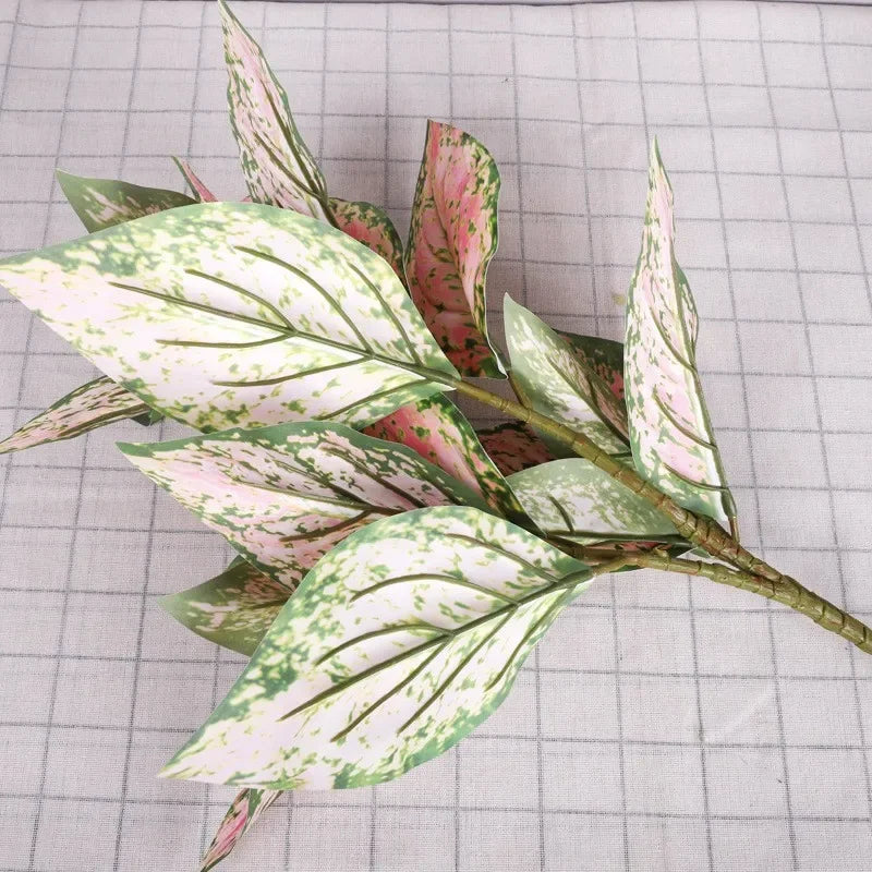 grand bouquet de feuilles de lierre décoratif en plastique - vue 6 sur 6