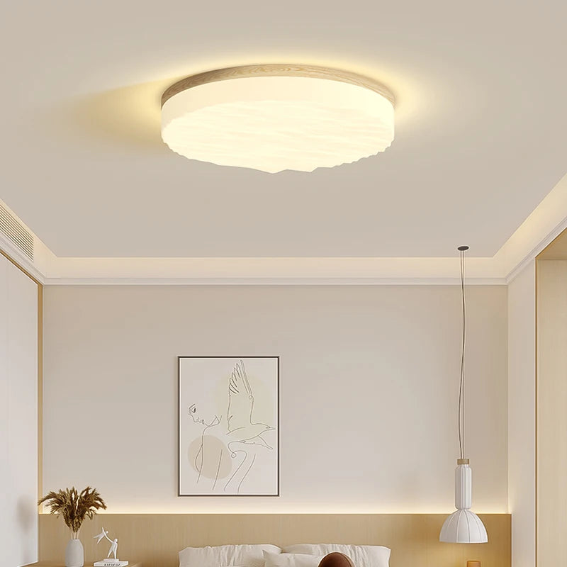 Modern minimalist nordic style round recessed LED lamps - vue 6 sur 11