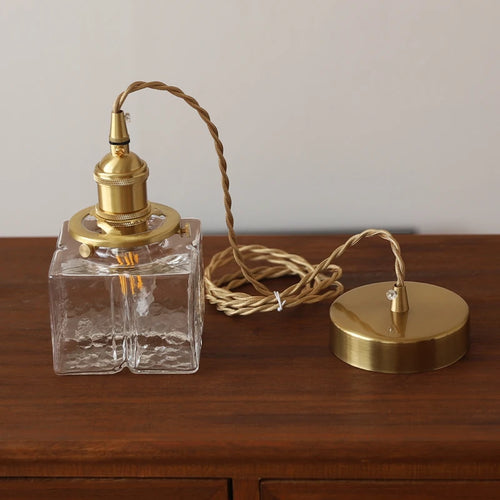 suspension en verre vintage japonaise led pour lustres