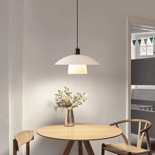 lustre led moderne soucoupe volante décoration hôtel bar art créatif - vue 2 sur 8