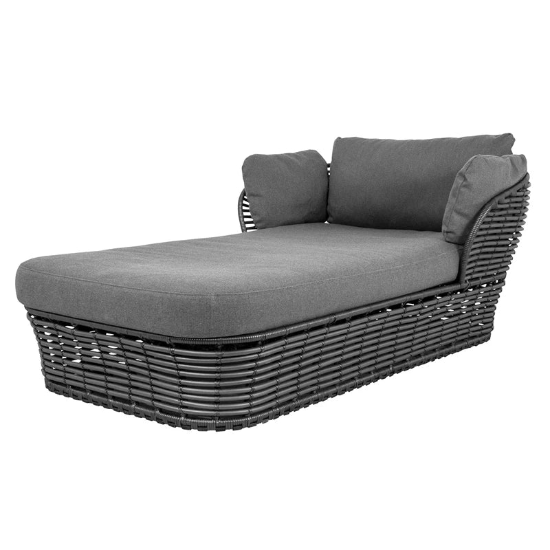 canapé extérieur en teck avec table basse et lit - vue 20 sur 24