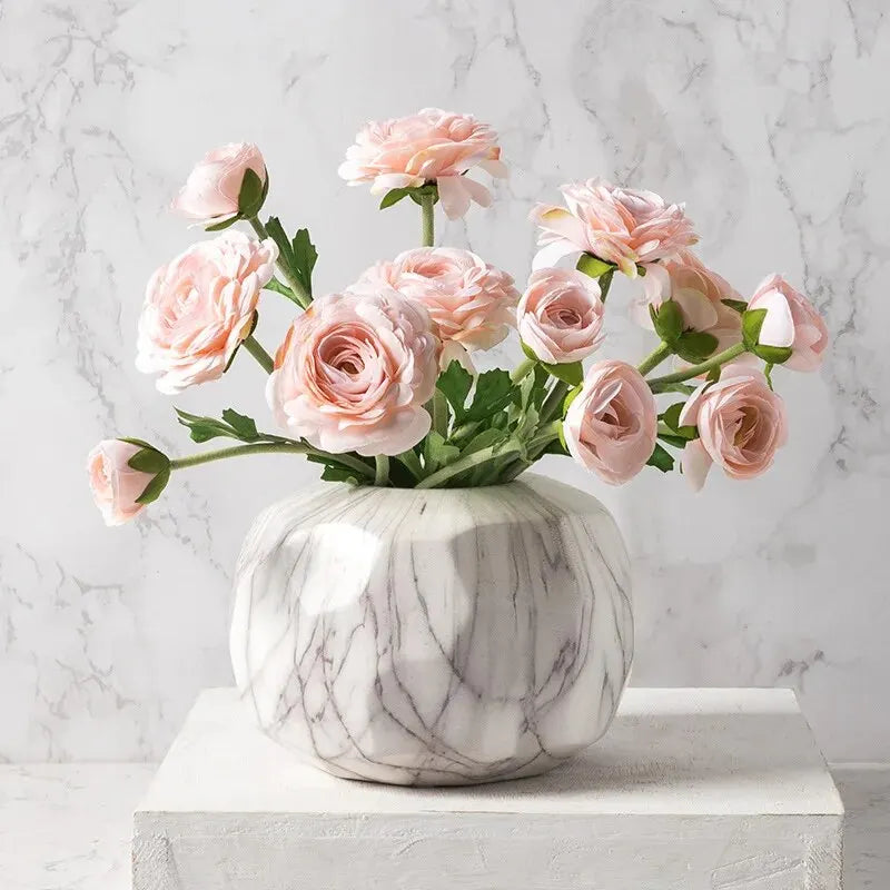 vase en céramique nordique pour fleurs séchées décoration élégante - vue 3 sur 9
