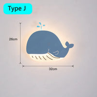 applique murale couronne pour chambre d'enfant avec télécommande