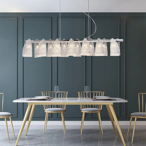 Nordique Art Déco Lustre LED Suspension Lámparas Salon Lustre Éclairage 2023 Décor À La Maison Plafond Lustre - vue 6 sur 18