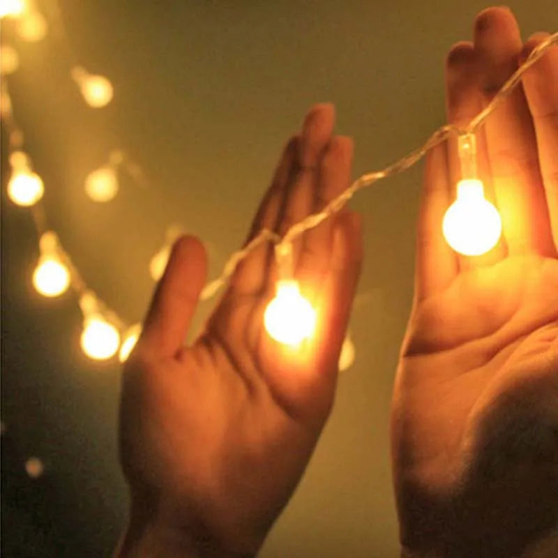 guirlande lumineuse led avec télécommande pour décoration festive extérieure - vue 3 sur 15