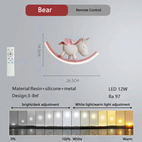 suspension créatives licorne éléphant ours pour enfants
