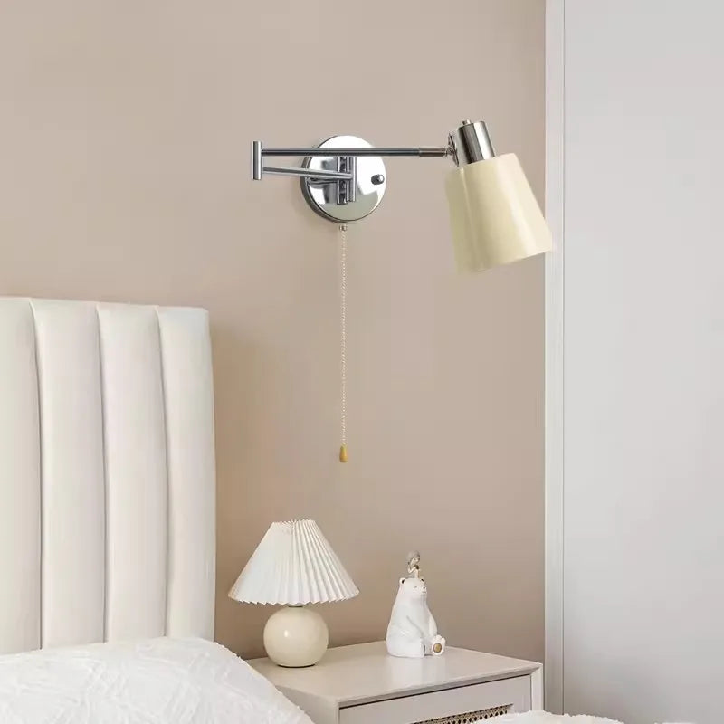 applique murale télescopique moderne lampe de lecture pliable minimaliste - vue 3 sur 17