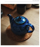 Theiere japonaise en porcelaine sous émail haute temperature
