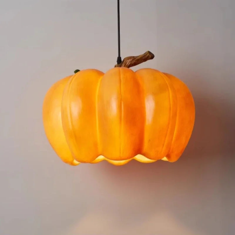 lustre rétro en forme de citrouille pour décoration d'Halloween - vue 4 sur 8