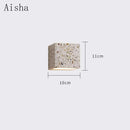 Decorative minimalist industrial style cement LED wall light