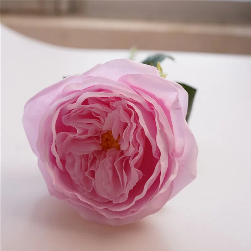 fleurs artificielles rose real touch pour décoration et cadeau - vue 11 sur 11