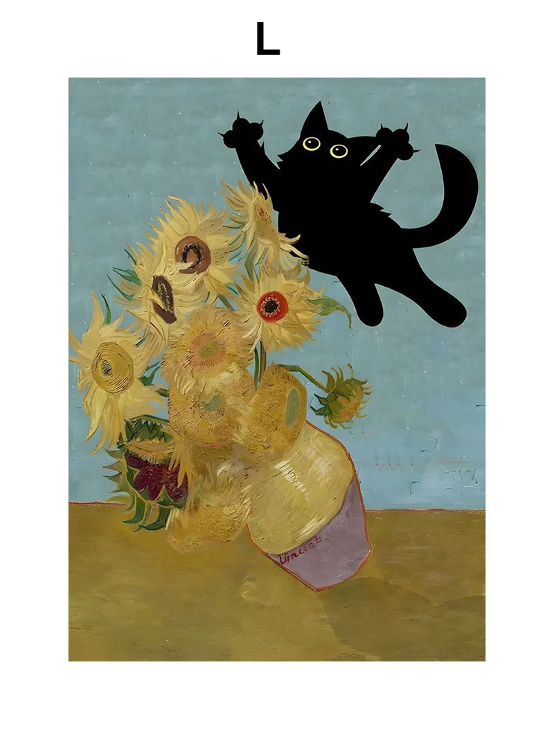 peinture humoristique de style impressionniste pour décoration murale
